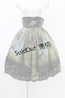 画像1: ALICE and the PIRATES / The Ticking Clock 星屑の歯車とどこにもない国 スカート  ブラック H-26-02-23-1053-PA-SK-KB-ZH