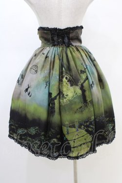 画像2: ALICE and the PIRATES / The Ticking Clock 星屑の歯車とどこにもない国 スカート  ブラック H-26-02-23-1053-PA-SK-KB-ZH