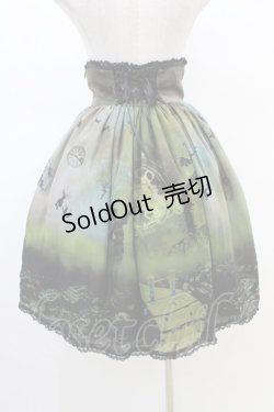 画像2: ALICE and the PIRATES / The Ticking Clock 星屑の歯車とどこにもない国 スカート  ブラック H-26-02-23-1053-PA-SK-KB-ZH