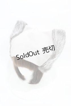 画像1: MILKBOY / CAT BOY HAT  シルバー H-26-02-23-1006-MB-AC-KB-ZH