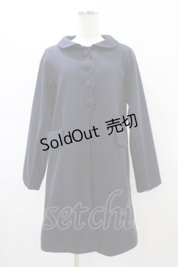 画像1: Fi.n.t / スカラップコート  ネイビー H-26-02-23-1062-CA-CO-KB-ZH