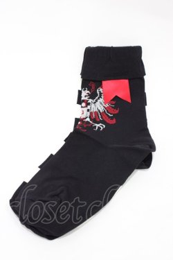 画像1: ネバアランド / ソーサラー・ソックス  黒 H-26-02-23-1009-LO-ZA-KB-ZH