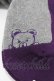 画像2: HYSTERIC GLAMOUR / ソックス  パープル×グレー H-26-02-23-1011-PU-ZA-KB-ZH (2)