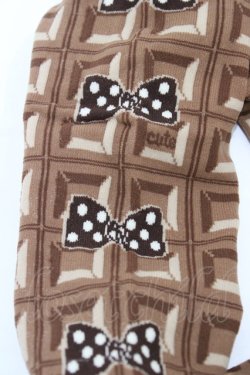 画像2: Emily Temple cute / チョコ＆水玉リボンタイツ  チョコレート H-26-02-23-1013-ET-ZA-KB-ZH