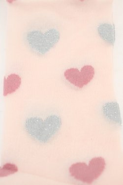 画像2: MILK / グリッターハートオーバーニー  ピンク H-26-02-23-1016-ML-ZA-KB-ZH