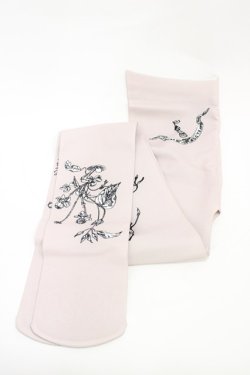 画像1: ネバアランド / 葉っぱの妖精タイツ  灰 H-26-02-23-1020-LO-ZA-KB-ZH