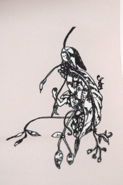 画像2: ネバアランド / 葉っぱの妖精タイツ  灰 H-26-02-23-1020-LO-ZA-KB-ZH