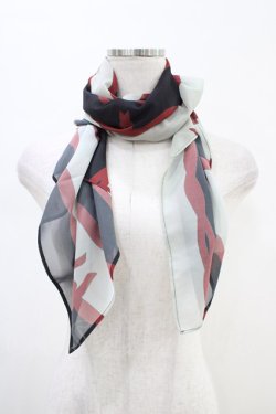 画像1: ネバアランド / 秘密基地スカーフ  ザクロ H-26-02-23-1024-LO-ZA-KB-ZH