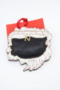 画像1: ネバアランド / 彗星の名札ブローチ  白×黒 H-26-02-23-1025-LO-ZA-KB-ZH