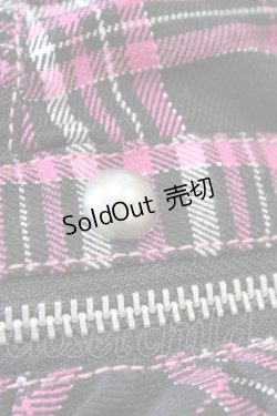 画像4: ALGONQUINS / サロペットバルーンパンツ F ピンク×黒 H-26-02-23-1034-AL-PA-AK-ZH