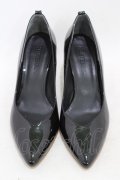 HYSTERIC GLAMOUR / PATENT LEATHER POINTED TOE パンプス 24 ブラック H-26-02-23-1003-PU-SH-KB-ZH