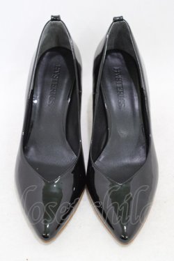 画像1: HYSTERIC GLAMOUR / PATENT LEATHER POINTED TOE パンプス 24 ブラック H-26-02-23-1003-PU-SH-KB-ZH