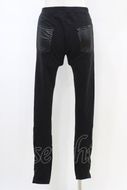 画像2: HYSTERIC GLAMOUR / 異素材切替レギンス  ブラック H-26-02-23-1036-PU-PA-KB-ZH