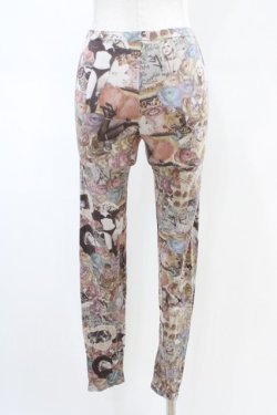 画像2: HYSTERIC GLAMOUR / プリントレギンス  ブラウン H-26-02-23-1037-PU-PA-KB-ZH