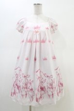 画像1: Emily Temple cute / Crown BUNNYワンピース  ピンク H-26-02-23-1038-ET-OP-KB-ZH (1)