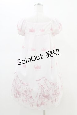 画像2: Emily Temple cute / Crown BUNNYワンピース  ピンク H-26-02-23-1038-ET-OP-KB-ZH