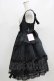 画像2: metamorphose / Mellifluous フロントあきフリルジャンパースカート サイズ1 ブラック H-26-02-23-001-ME-OP-NS-ZH (2)