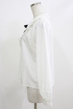 画像2: axes femme POETIQUE / レースビック襟ブラウス M オフ H-26-02-23-050-AX-TO-NS-ZH