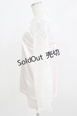 画像2: Swankiss / レース切替トップス Free ピンク H-26-02-23-053-CA-TO-NS-ZH