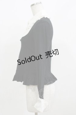 画像2: Angelic Pretty / ピンタックハートボタン切替カットソー Free ブラック H-26-02-23-056-AP-TO-NS-ZH