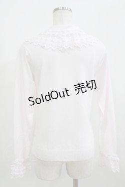 画像3: axes femme kawaii / レーシーフリルニットプル M ピンク H-26-02-23-059-AX-TO-NS-ZH