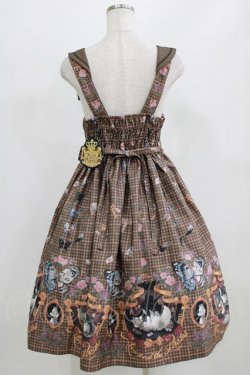 画像3: ALICE and the PIRATES / Dual face 〜phantom and truth〜柄ジャンパースカートII Free ブラウン H-26-02-23-006-PA-OP-NS-ZH