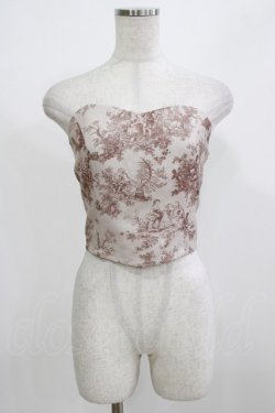 画像1: an another angelus / トワル柄ビスチェ Free BEIGE H-26-02-23-061-CA-TO-NS-ZH