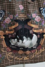 画像4: ALICE and the PIRATES / Dual face 〜phantom and truth〜柄ジャンパースカートII Free ブラウン H-26-02-23-006-PA-OP-NS-ZH (4)