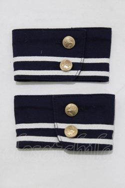 画像1: metamorphose / セーラーカフス  ネイビー H-26-02-23-068-ME-ZA-NS-ZH