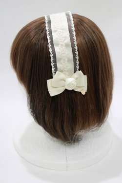 画像2: m petit by misako / AM*NIヘッドドレスA  生成り H-26-02-23-070-LO-AC-NS-ZH