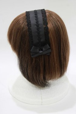 画像2: m petit by misako / TT*AMヘッドドレス  ブラック H-26-02-23-071-LO-AC-NS-ZH