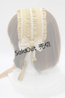 画像2: metamorphose / タッセル付きヘッドドレス(無地)  無地カラシ(Mustard) H-26-02-23-075-ME-AC-NS-ZH