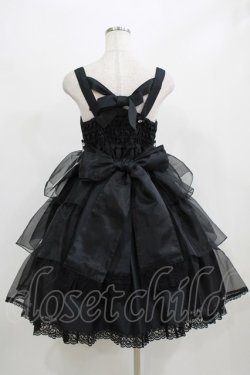 画像3: metamorphose / Mellifluous フロントあきフリルジャンパースカート サイズ1 ブラック H-26-02-23-001-ME-OP-NS-ZH