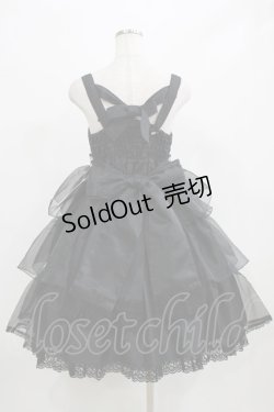 画像3: metamorphose / Mellifluous フロントあきフリルジャンパースカート サイズ1 ブラック H-26-02-23-001-ME-OP-NS-ZH