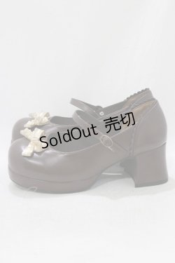 画像2: Queen Bee / アンティークリボンパンプス LL(24.5?25.0) ブラウン H-26-02-23-082-EL-SH-NS-ZH