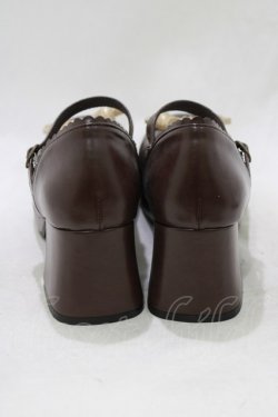 画像3: Queen Bee / アンティークリボンパンプス LL(24.5?25.0) ブラウン H-26-02-23-082-EL-SH-NS-ZH