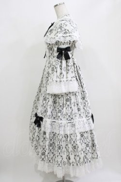 画像2: metamorphose / クラウンクロスケープ付ロングドレス サイズ1 オフ H-26-02-23-011-ME-OP-NS-ZH