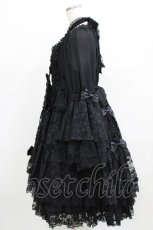 画像2: metamorphose / 【プラスサイズ】追憶の姫君ドレス プラスサイズ ブラック H-26-02-23-002-ME-OP-NS-ZH (2)