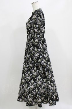 画像2: Kurumi Collaboration / KRハナジゴスリーブワンピース Free ブラック H-26-02-23-014-GO-OP-NS-ZH