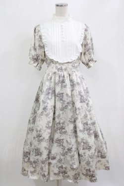 画像1: m petit by misako / トワルドジュイワンピース S オフ H-26-02-23-015-LO-OP-NS-ZH