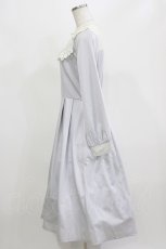 画像2: axes femme kawaii / ヨークレース切替ワンピース M ブルー H-26-02-23-016-AX-OP-NS-ZH (2)