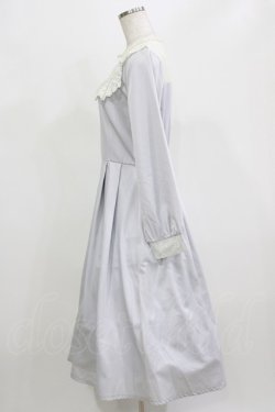 画像2: axes femme kawaii / ヨークレース切替ワンピース M ブルー H-26-02-23-016-AX-OP-NS-ZH