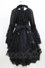 画像3: metamorphose / 【プラスサイズ】追憶の姫君ドレス プラスサイズ ブラック H-26-02-23-002-ME-OP-NS-ZH (3)