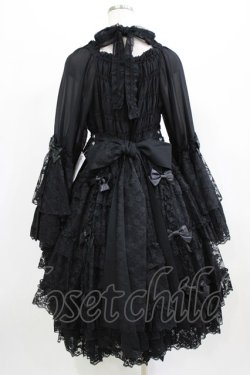 画像3: metamorphose / 【プラスサイズ】追憶の姫君ドレス プラスサイズ ブラック H-26-02-23-002-ME-OP-NS-ZH