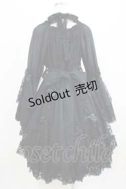 画像3: metamorphose / 【プラスサイズ】追憶の姫君ドレス プラスサイズ ブラック H-26-02-23-002-ME-OP-NS-ZH