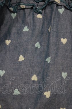 画像4: Nile Perch / ハート刺繍フリルスカート Free ブルー H-26-02-23-019-LO-SK-NS-ZH