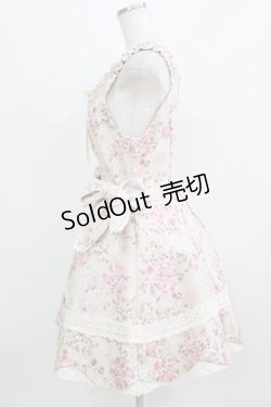 画像2: BABY,THE STARS SHINE BRIGHT / くまちゃんブーケ柄ゴブランジャンパースカート Free 生成り H-26-02-24-003-BA-OP-NS-ZH