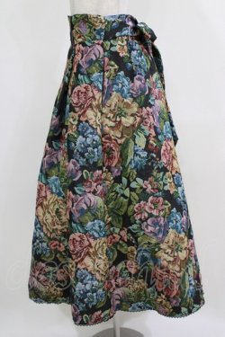 画像2: Kurumi Collaboration / TT*KRゴブランロングスカート M ブラック H-26-02-24-024-GO-SK-NS-ZH