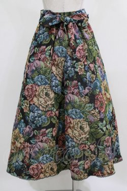 画像3: Kurumi Collaboration / TT*KRゴブランロングスカート M ブラック H-26-02-24-024-GO-SK-NS-ZH