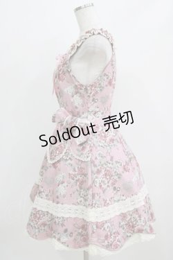 画像2: BABY,THE STARS SHINE BRIGHT / くまちゃんブーケ柄ゴブランジャンパースカート Free ピンク H-26-02-24-004-BA-OP-NS-ZH